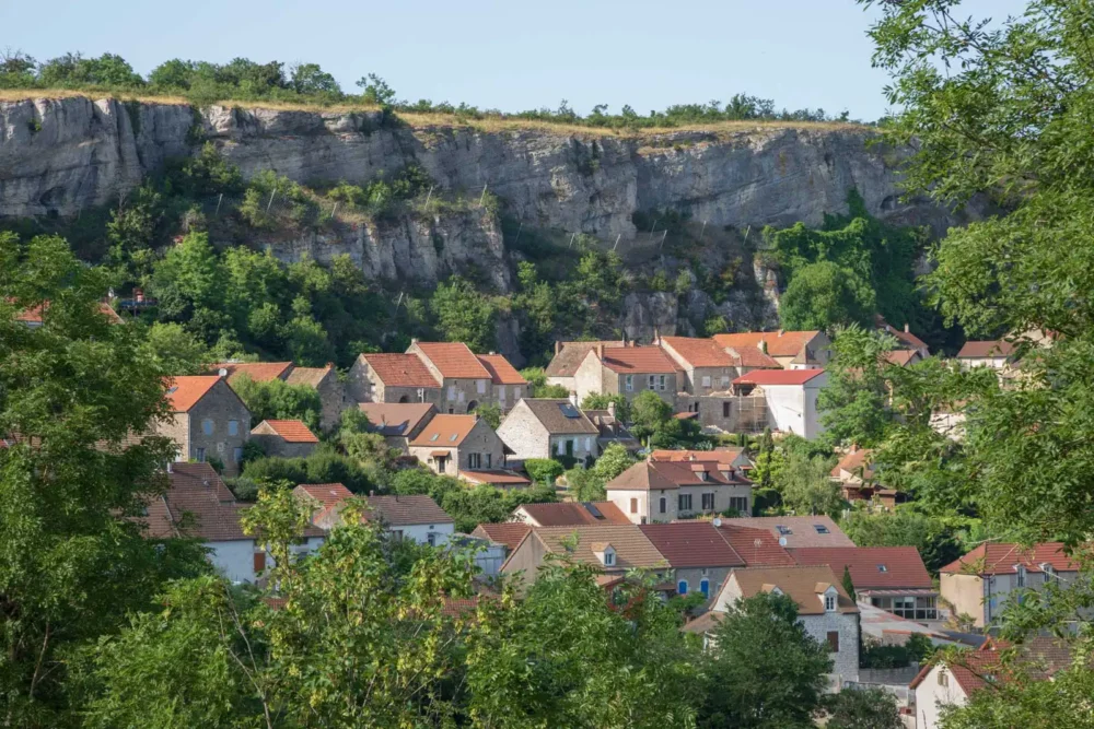 Orches, Bourgogne, France. Small village in Burgundy wine region and the Hautes Côtes des Beaune AOC.