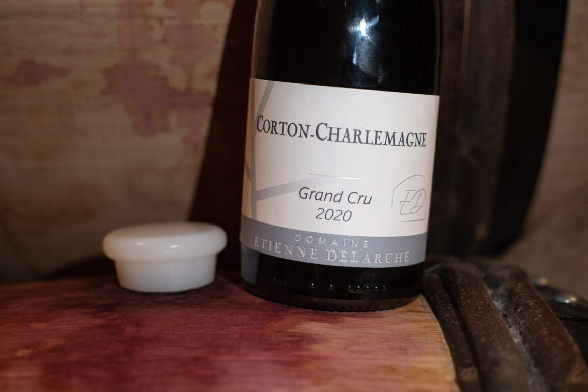 2020 Domaine Etienne Delarche Grand Cru Corton-Charlemagne Chardonnay wine.