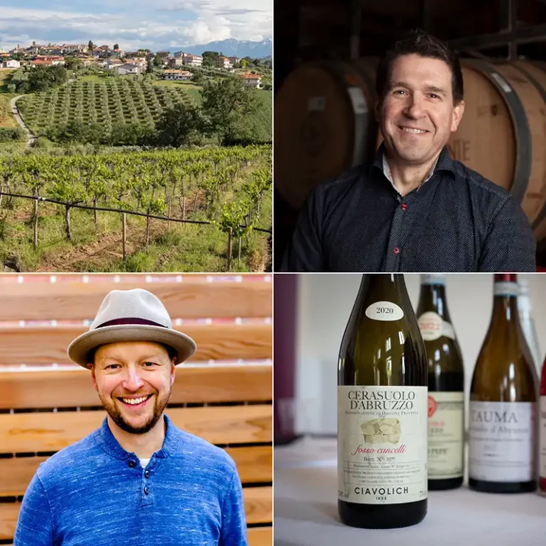 Bob Paulinski MW and Kevin Day host a live wine class on Abruzzo, Italy on October 8, 2023