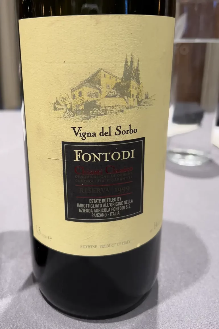 1999 Fontodi “Vigna del Sorbo” Chianti Classico Riserva