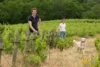 Valentine and Stéphane Mathieu of Domaine Valma in their Fleurie Beaujolais vineyard