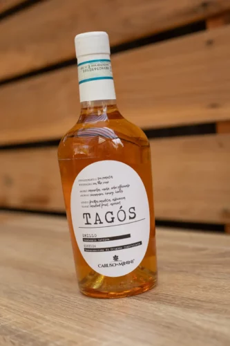 Caruso & Minini's sweet wine "Tagós" Grillo Sicilia Vendemmia Tardiva from the 2018 vintage