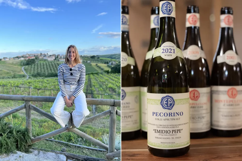 Winemaker Chiara de Iulis Pepe and the 2021 Emidio Pepe Pecorino Colli Aprutini