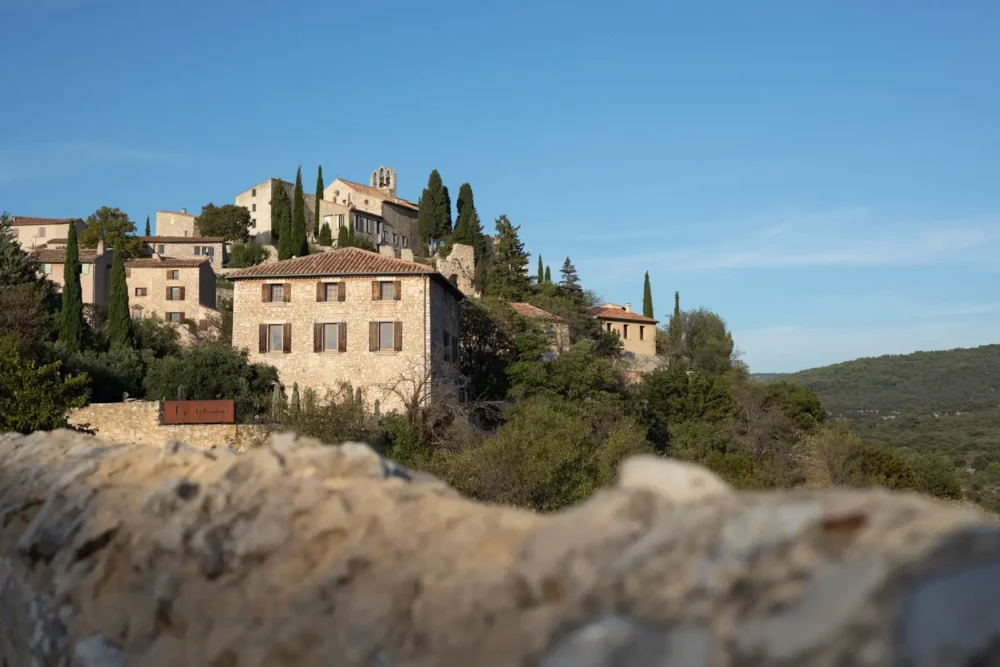 The village of Méthamis (Vaucluse) Provence, France.