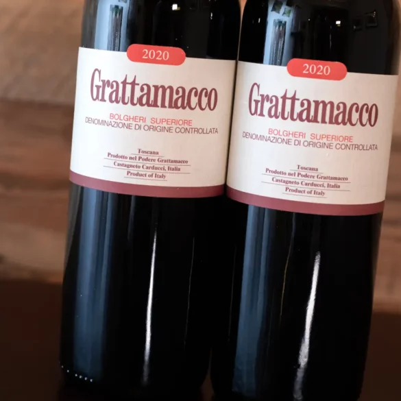 Grattamacco red wine from Tuscany