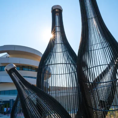 Exterior of the new Cité du Climat Beaune