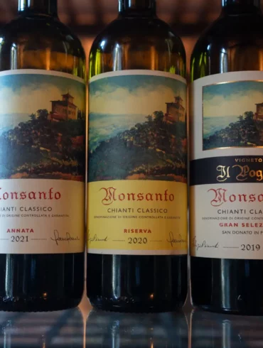 Castello di Montsanto Chianti Classico wine bottles