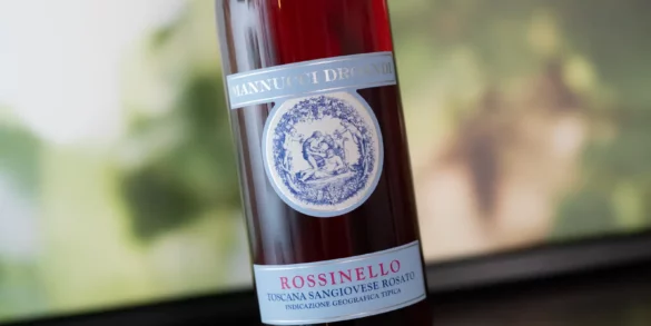 Bottle of Mannucci Droandi 2022 "Rossinello" Toscana Sangiovese Rosato