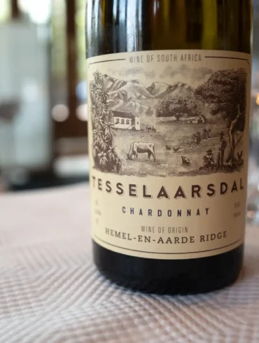Bottle of 2020 Tesselaarsdal Hemel-en-Aarde Ridge Chardonnay