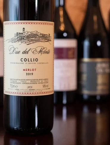 Due del Monte Collio Merlot 2019 with other wines