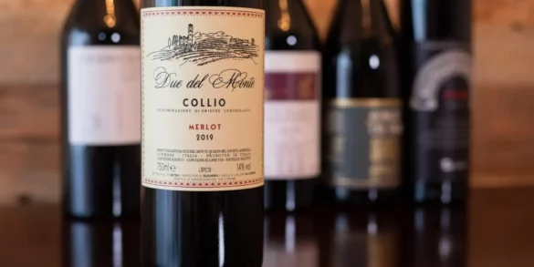 Due del Monte Collio Merlot 2019 with other wines