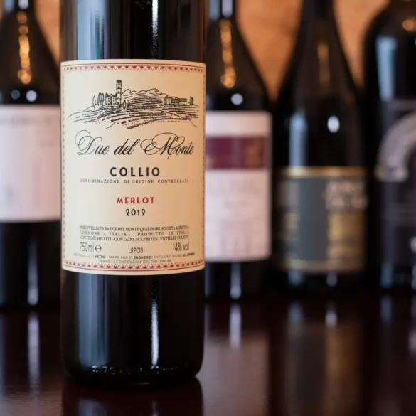 Due del Monte Collio Merlot 2019 with other wines