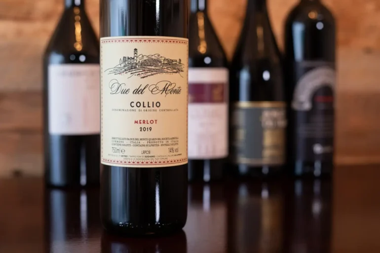 Due del Monte Collio Merlot 2019 with other wines