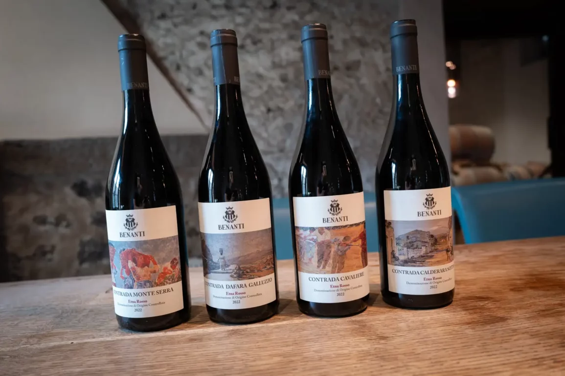 Benanti Etna Rosso wines