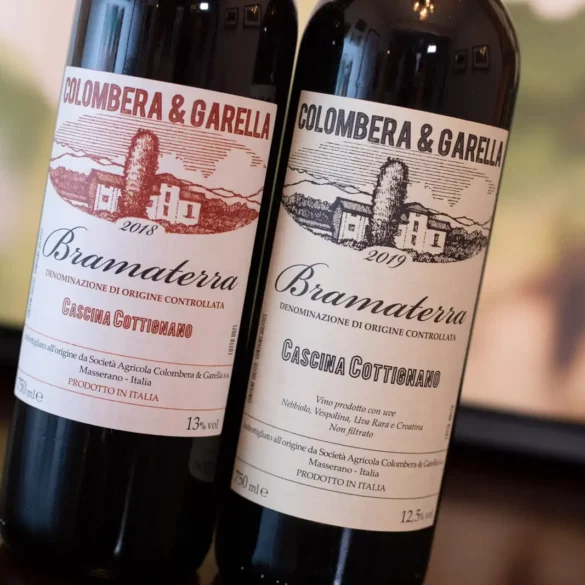 Two Bramaterra wines from Colombia e Garella