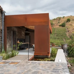The Palmento at Azienda Agricola Biondi, a luxury home rental on Sicily's Mount Etna