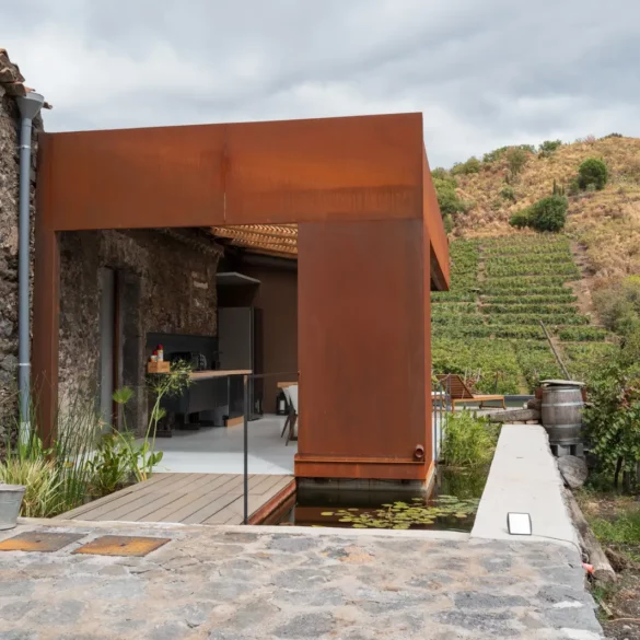 The Palmento at Azienda Agricola Biondi, a luxury home rental on Sicily's Mount Etna