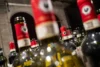 Chianti Classico wine bottles at the Anteprima di Toscana