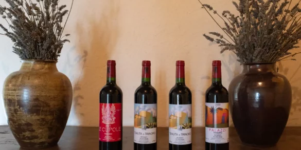 Four wines from Tenuta di Trinoro