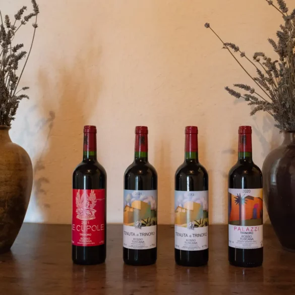 Four wines from Tenuta di Trinoro