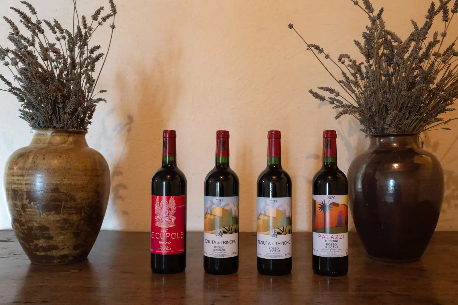 Four wines from Tenuta di Trinoro