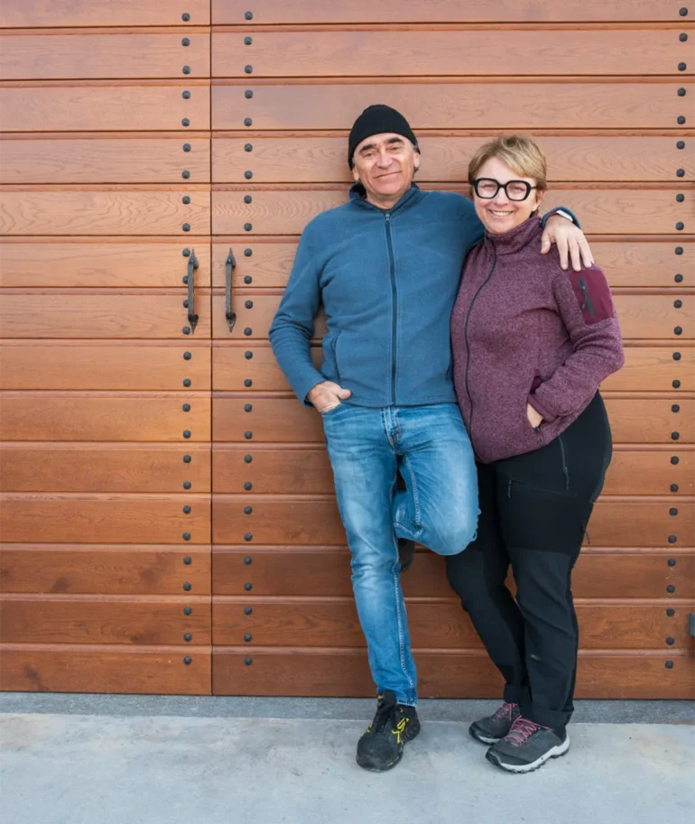Luca Currado Vietti and Elena Penna Currado at their winery