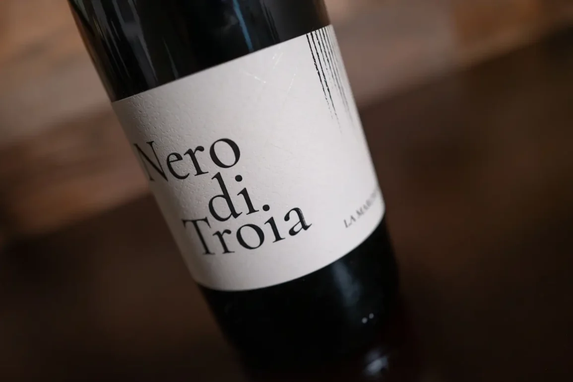 Polvanera La Marchesana’s 2023 Nero di Troia wine bottle
