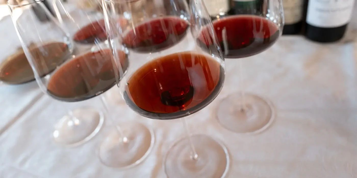 Chianti Rufina in the glass, a great bargain for wine collectors