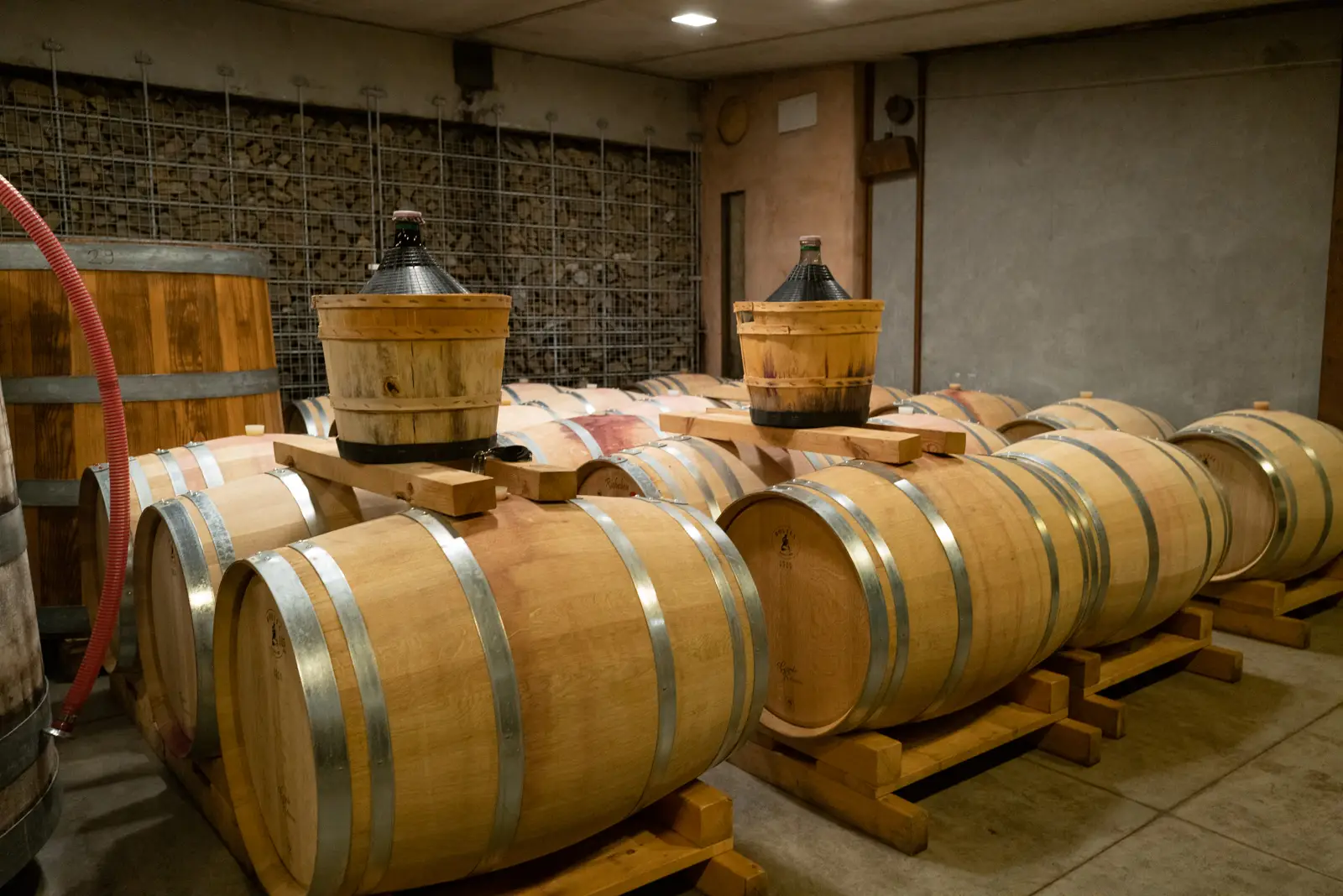 Inside Borgo del Tiglio winery