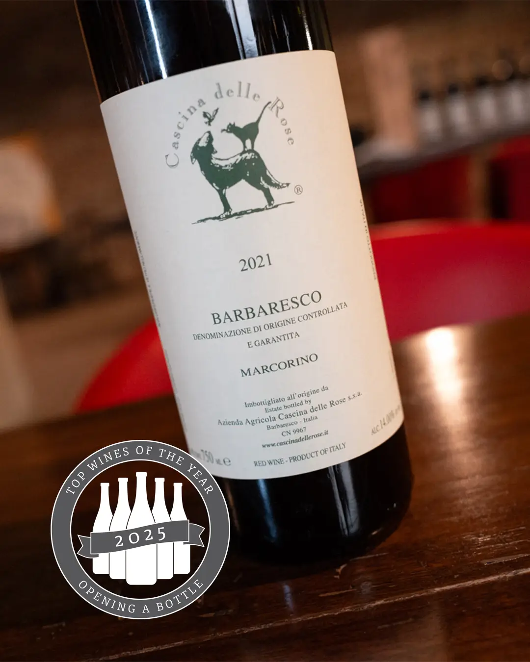 Cascina delle Rose Barbaresco Top Wines recognition