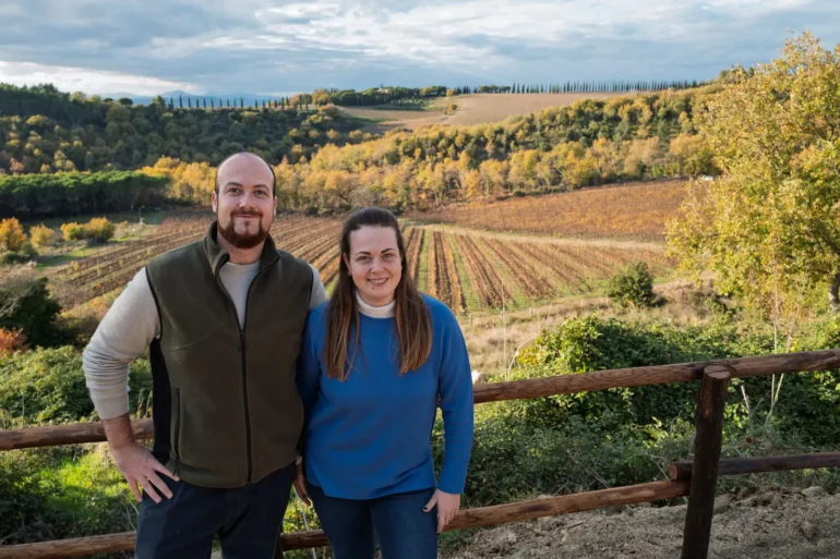 Federico Franceschi and Favia Franceschi (brother and sister) of La Casaccia di Franchesi