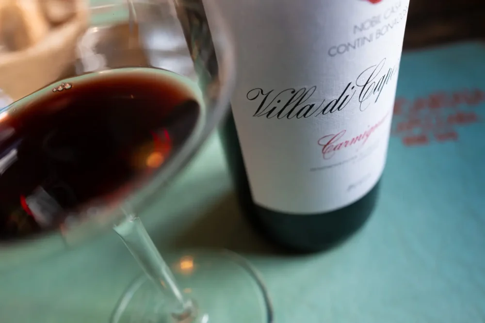 Capezzana Villa di Capezzana Carmignano wine bottle