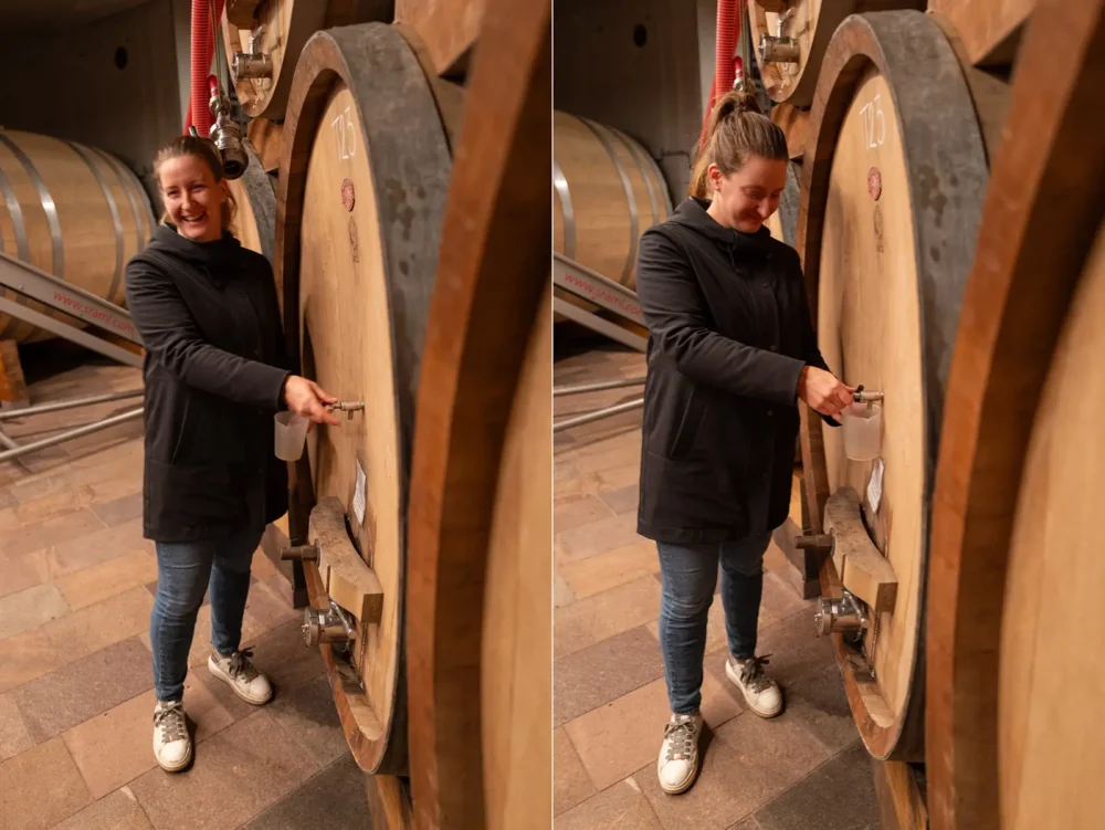 Winemaker Tamara Podversic at her winery in Gorizia, Italy
