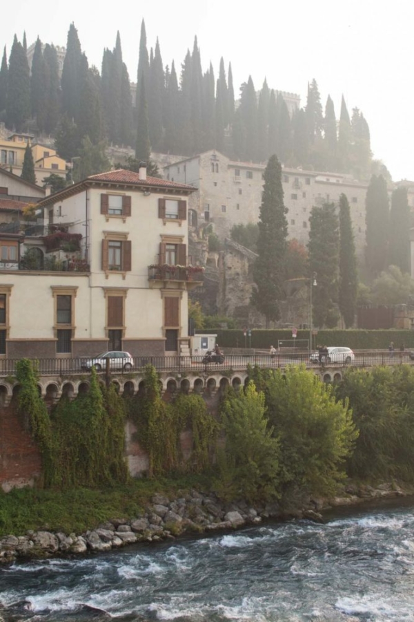 The view from Ponte Pietra. ©Kevin Day/Opening a Bottle