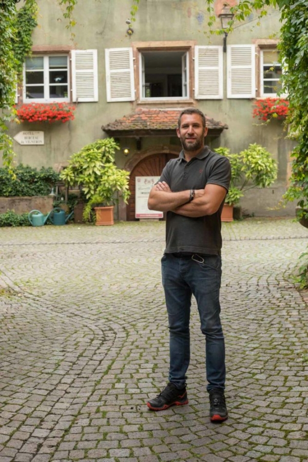 Thomas Baur of the biodynamic estate François Baur in Turckheim. ©Kevin Day/Opening a Bottle
