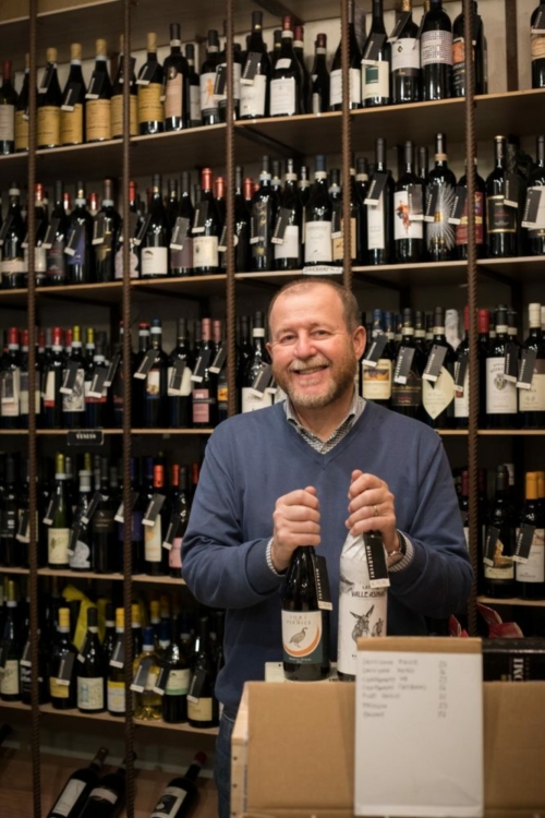 Lorenzo Menegus curates an awesome selection of Italian wines at Mille Vini (plus he is super nice). ©Kevin Day/Opening a Bottle Lorenzo Menegus curates an awesome selection of Italian wines at Mille Vini (plus he is super nice). ©Kevin Day/Opening a Bottle