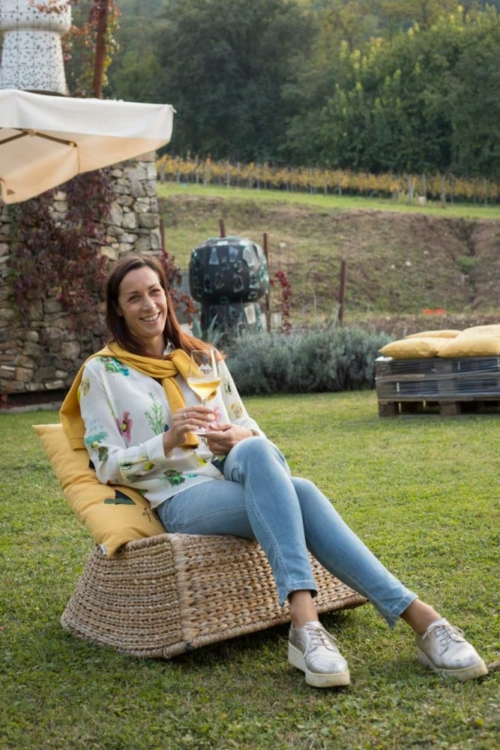 Elisa Dilavanzo at the Maeli winery in Colli Euganei ©Kevin Day/Opening a Bottle Elisa Dilavanzo at the Maeli winery in Colli Euganei ©Kevin Day/Opening a Bottle