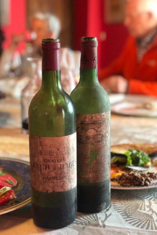 The 1982 Lynch-Bages Pauillac and 1982 Château Leoville Las Cases Saint-Julien. ©Alexandra Karosis