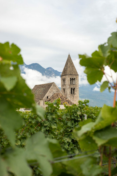 St. Michaelkirche among the vines near Egna/Neumark. ©Kevin Day/Opening a Bottle