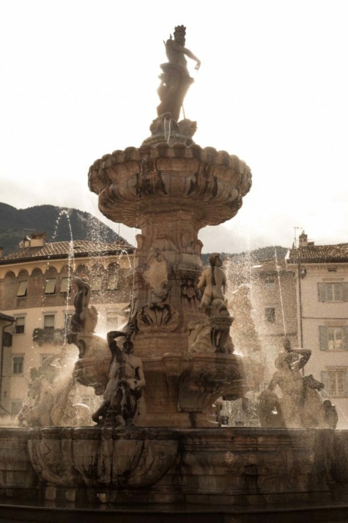 In a nation with many iconic centerpieces, Trento's Fontana dell Nettuno is among the very best. ©Kevin Day/Opening a Bottle