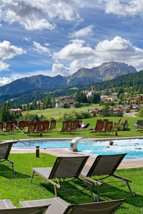 The outdoor pool at QC Terme ©Kevin Day/Opening a Bottle