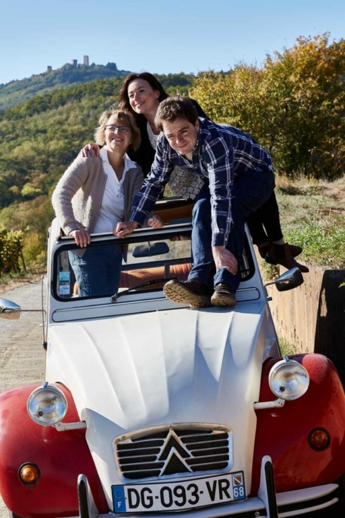 The Barmès family: Geneviève (left); Sophie and Maxime (right). ©Barmès-Buecher