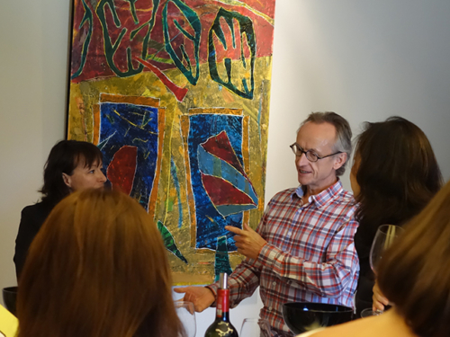 Andrew Jefford at the esteemed Margaux estate, Château Palmer in Bordeaux. (Photo provided by Andrew Jefford).