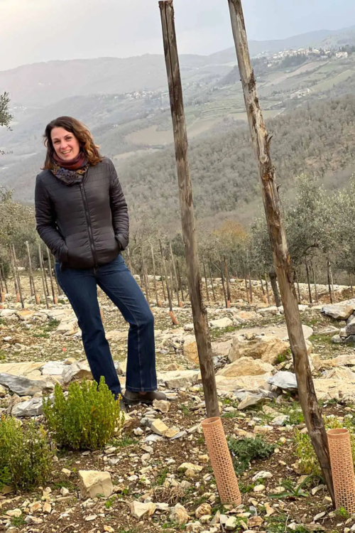 Winemaker Angela Fronti at Istine winery, Chianti Classico DOCG.