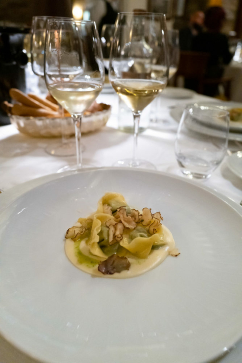 Dining at Tavernetta al Castello ©Kevin Day/Opening a Bottle