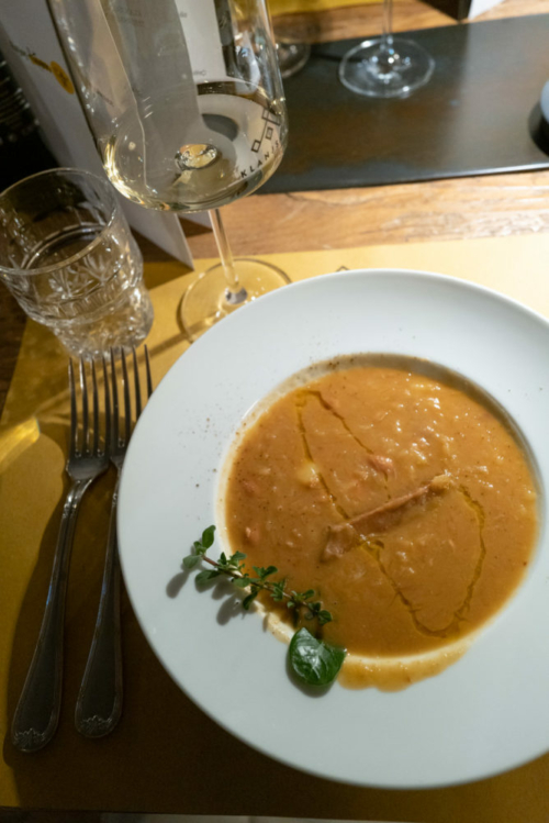 Jota soup with beans, potatoes and sauerkraut at Klanjscek Wine & Stay ©Kevin Day/Opening a Bottle