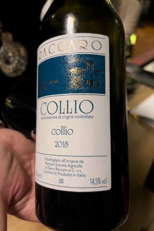 2018 Raccaro Collio Bianco ©Kevin Day/Opening a Bottle